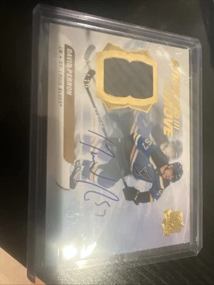 2020-21 UD The Cup Stick And Move David Perron Auto /10 - Image 1 of 4