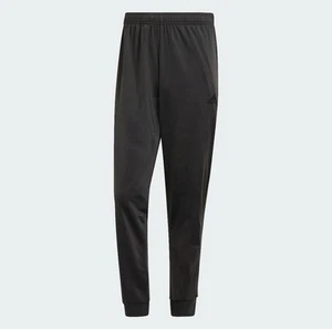 adidas Men's Essentials 3-Stripes Tricot Jogger Pants XL Dark Grey Heather/Black - Picture 1 of 6