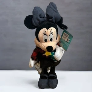 Disney 20” Porch Greeter Minnie Mouse NWT Christmas Black Red - Picture 1 of 8