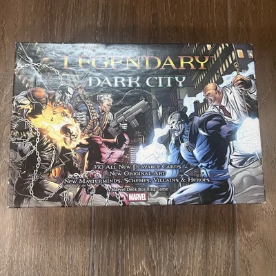 LEGENDARY DARK CITY MARVEL DECK BUILDING GAME -Great Condition 100% Complete - Image 1 of 4