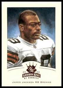 2002 Donruss Gridiron Kings #18 James Jackson Bronze Cleveland Browns NM+ - Picture 1 of 2