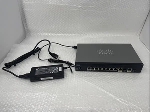 Cisco SG250-10P-K9 V04 10-Port Gigabit PoE Smart Switch **ADAPTER INCLUDED** - Picture 1 of 8