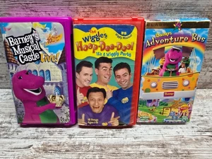 barney and the wiggles vhs lot - Picture 1 of 2