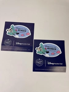 Set di 2 magneti membri Disney Vacation Club DVC Dumbo Topolino e Plutone - Foto 1 di 1