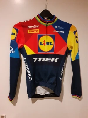 Original Santini Lidl Trek Mujer 2025 Camiseta Manga Larga Térmica Ex Campeón del Mundo (XS) - Imagen 1 de 2
