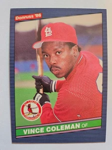 1986 DONRUSS VINCE COLEMAN RC #181 NM - Picture 1 of 1