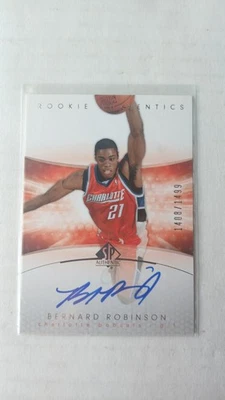 Bernard Robinson 2004-05 UPPER DECK SP Authentic Rookie Auto /1499 Bobcats - Image 1 of 2