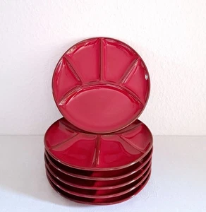 6 WINTERLING Fondueteller Käsefondue Antipasti Grill Teller Vintage Keramik - Bild 1 von 5