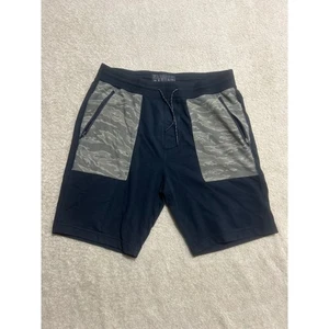 Abercrombie & Fitch Herrenshorts schwarz Tarnmuster große Fronttaschen Kordelzug Freizeit - Bild 1 von 7