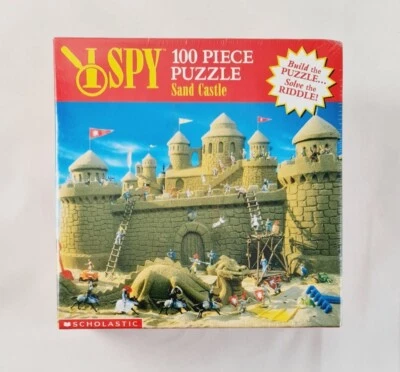 New: I Spy Sand Castle Jigsaw Puzzle Solve The Riddle! 100 Pieces Scholastic USA - image 1 of 4