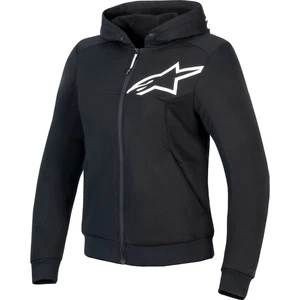 Damen Motorrad Hoody DS - Alpinestars Stella Chrome V2 Sport schwarz-weiß - Bild 1 von 3
