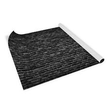 Sticky Back Plastic Self Adhesive Film Wrap Sticker Black bricks 100x50