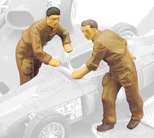 FIGURINI MECCANICI (2) SPOSTANO AUTO (BIS) (SC.FERRARI 1961) 1/43 Brumm  F038 - Immagine 1 di 2