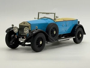 KYOSHO 1:18 Rolls-Royce Phantom I Blue 1927 08931LB Diecast Metal Model Car - Picture 1 of 11