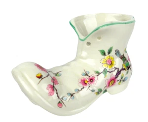 Vintage James Kents "Old Foley Chinese Rose" Porzellan Stiefel Staffordshire, England - Bild 1 von 10