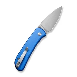 Civivi Qubit Folding Knife Drop Point Blade Blue Aluminum Handle - C22030E-3 - Picture 1 of 1