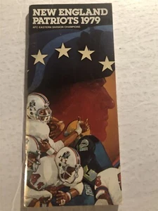 1979 NEW ENGLAND Patriots MEDIA Yearbook STEVE GROGAN John Hannah STANLEY MORGAN - Picture 1 of 4