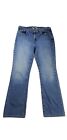 TOMMY HILFIGER Women's Stretch Hipster Boot Cotton Blend Blue Jeans-Size W34 L31