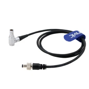 Right Angle 2 Pin to Locking DC Power Cable for Alexa Camera Atomos Ninja V 80cm - Picture 1 of 5