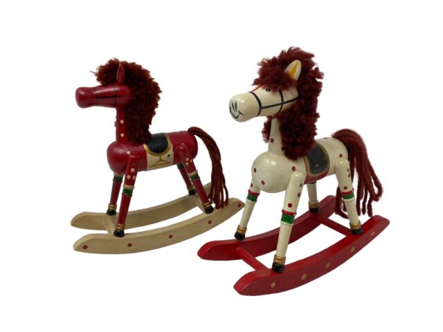 Brinquedo fofo para crianças, Série de Cavalos de Madeira, Brinquedo  Artesanal para Crianças