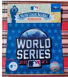 Official 2021 MLB World Series Collectible Patch Atlanta Braves Houston Astros - Picture 1 of 1
