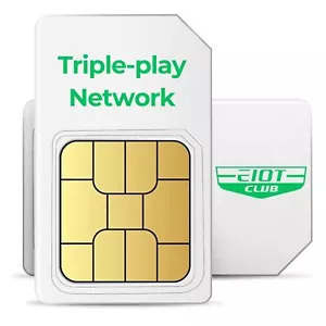 EIOTCLUB Data SIM Card Triple Play- USA Coverage No Contract 4G LTE - Picture 1 of 6