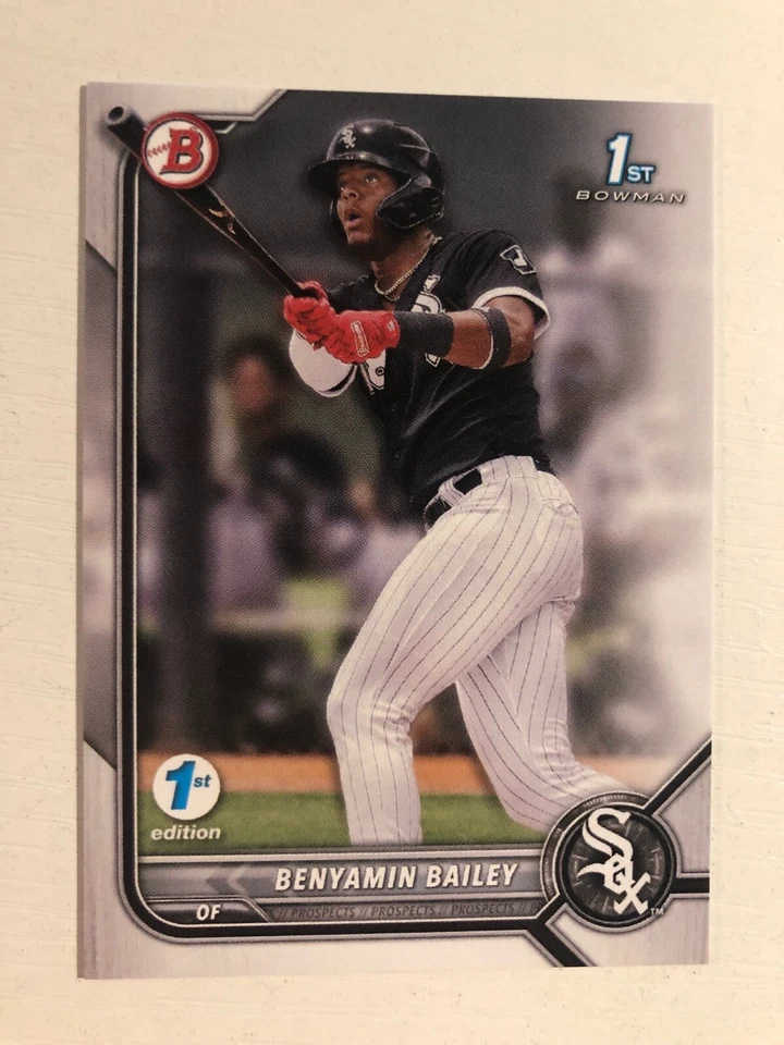 2022 Bowman 1st Edition Stamp Benyamin Bailey Chicago White Sox BPPF-8 - Image 1 of 1