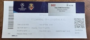 Dusan Vlahovic UCL Debut Rookie Ticket - Picture 1 of 2