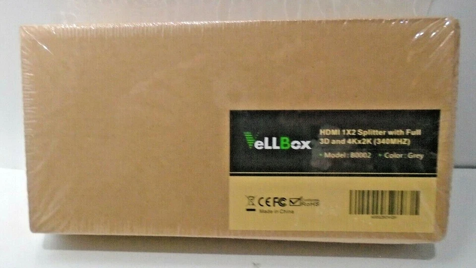 VellBox HDMI 1x2 Splitter With Full 3D and 4Kx2K (340MHZ) - Image 1 of 2
