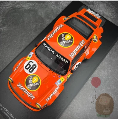 Spark 1/18 Le Mans Porsche 934 1976 #68 Resin Diecast Model Car Hobby Collection - Image 1 of 4