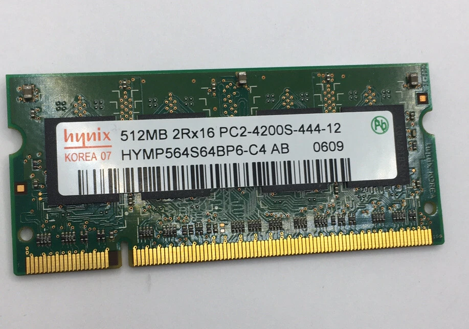 Hynix 512MB RAM 2Rx16 PC2-4300S-444-12 - Image 1 of 2