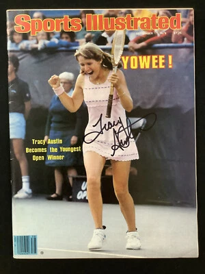 Tracy Austin Signed Sports Illustrated 9/17/79 No Label Tennis US Open Auto JSA - Image 1 of 4