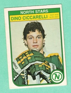 (1) DINO CICCARELLI 1982-83 O-PEE-CHEE # 165 NORTH STARS 2ND YEAR VG (I9344) - Picture 1 of 2