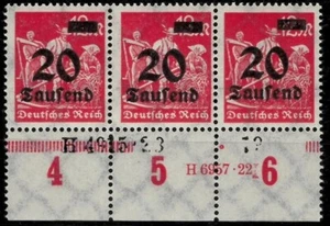 Germany Weimar Republic 1923 ☀ 20/12 mark Michel 280 with Han ☀ MNH** - Picture 1 of 2