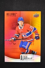 2021-22 UD Allure Rainbow Red-Orange #R-50 Cole Caufield - Montreal Canadiens