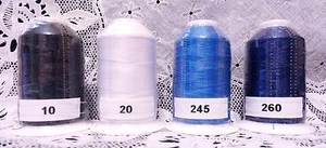 4 NEUE verschiedene Farben GUTERMANN Miniking 100% Polyester Garn 1094 yd Spulen - Bild 1 von 1
