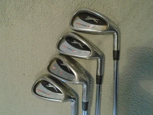 PRE~LOVED SLAZENGER FIRESTEEL 2 ~ 5/6/7 & 9 IRONS ~REG STEEL SHAFT~RIGHT HANDED - Picture 1 of 5