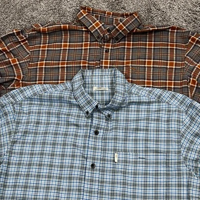 2X Bob Timberlake Men’s XXL Dress Shirts Plaid Lot Of 2 Casual Work Office - Image 1 of 4