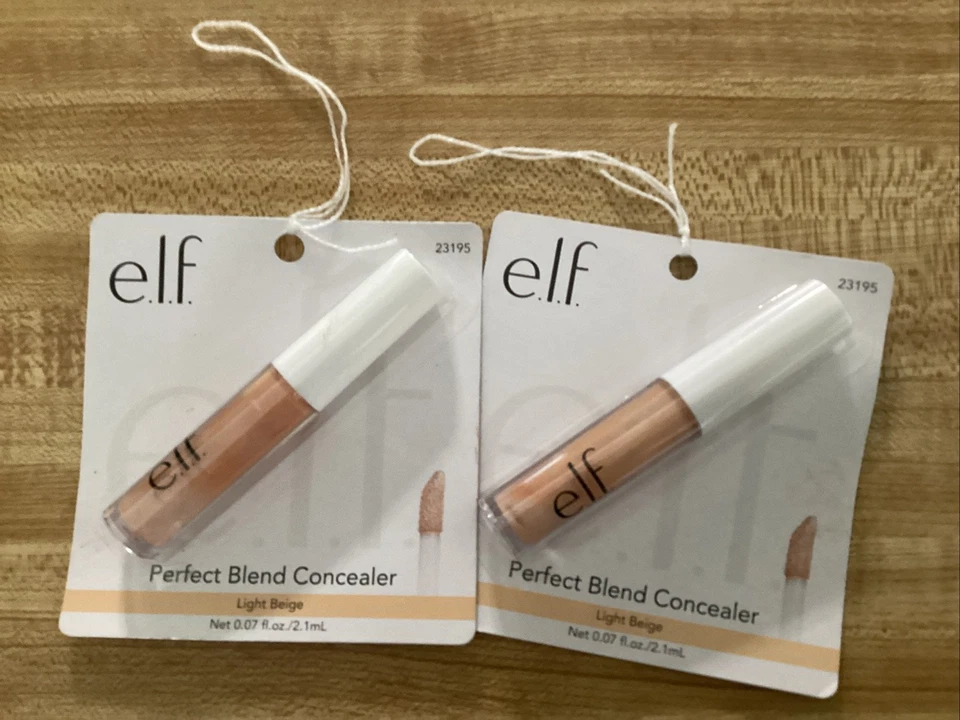 Lote de 2 NUEVOS En Paquete E.l.f. Corrector Perfect Blend beige claro 23195 Foto 1 de 3