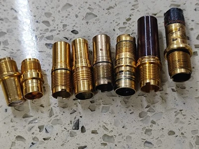 WATERMAN  Fountain Pen  LOT Part SECTIONS. INCLUDES GOLD PLATED FRONT RING Lot - Image 1 of 4