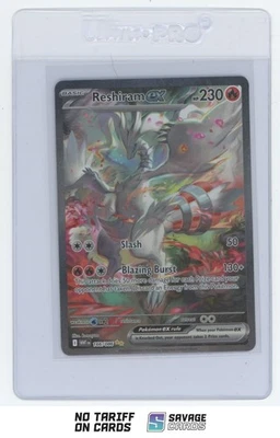 2025 Pokemon Scarlet & Violet Series - White Flare Reshiram ex #166/086 Special - Image 1 of 3