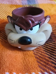 1992 KFC Looney Tunes Warner Bros. Taz Tasmanian Devil Plastic Coffee Cup Mug - Picture 1 of 9