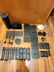 Apple TV 3rd & 4th, Amazon Fire Stick, Google, & Roku Media Lot Of 27 Untested - Picture 1 of 7