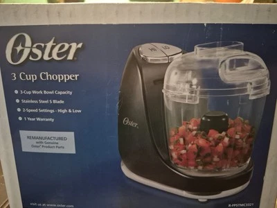 Oster 3 Cup Chopper with Accessories New in Open Box  - Image 1 of 3