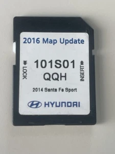 2014 2015 2016 SANTA FE SPORT 4 CYLINDER NAVIGATION SD CARD 2016 UPDATE OEM - Picture 1 of 2