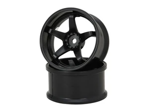 G-Force N-Type Drift Wheel High Traction /+6/Black R/C Car Wheel GD054 Japanese - Bild 1 von 1