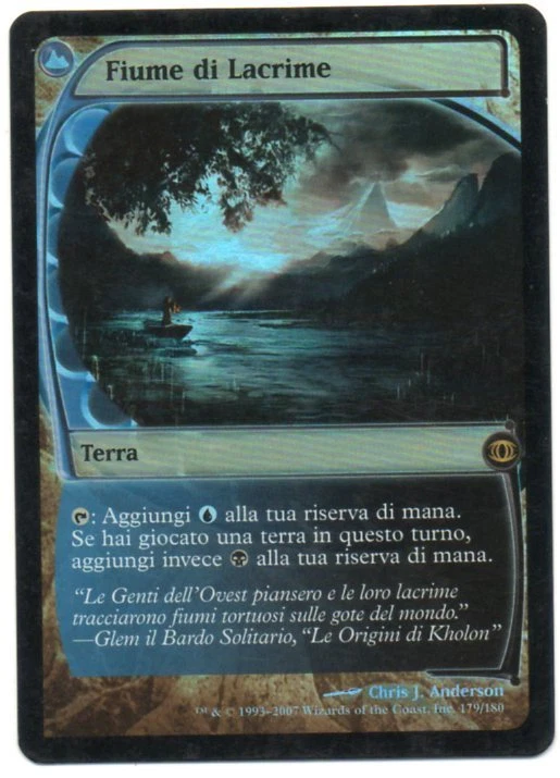 MTG Italian Foil River of Tears Future Sight EX - Image 1 of 1