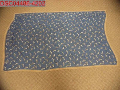 NWOT - Women's Blue Tan Boarder Zebra Print Shawl/Wrap, One Size - Image 1 of 4