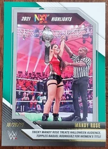 2022 PANINI NXT 2.0 WWE MANDY ROSE GREEN PARALLEL HIGHLIGHTS CARD #32 NM/MT - Picture 1 of 2