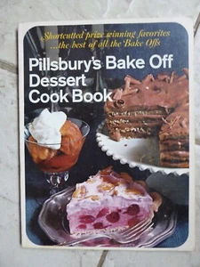 Vintage 1976 Pillsbury's Bake Off Dessert Cook Book Cookbook - Desserts Pies  - Picture 1 of 2